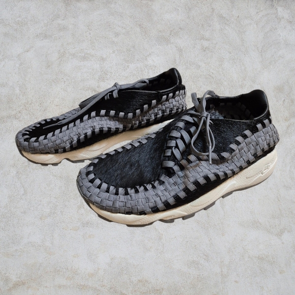 Nike Air Footscape Woven Black Smoke Grey FB1959-001 Women’s, Size 7.5 - Picture 2 of 11